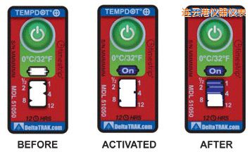 連云港溫度指示標(biāo)簽 累計(jì)上升時(shí)間/溫度的標(biāo)簽