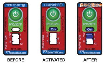 揚州溫度指示標簽 累計上升時間/溫度的標簽