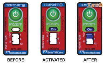 玉溪溫度指示標(biāo)簽 累計上升時間/溫度的標(biāo)簽